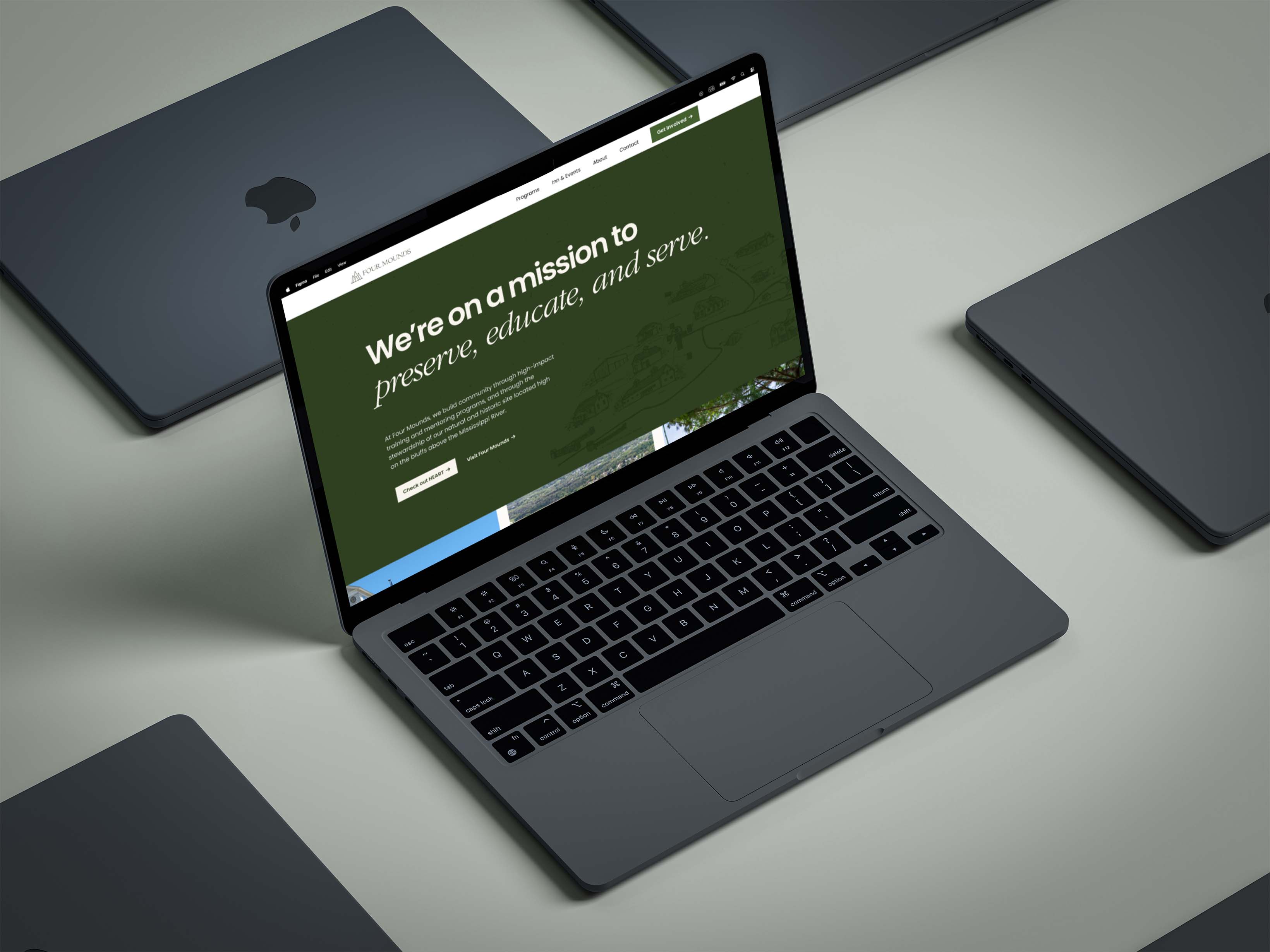 nonprofit home page redesign