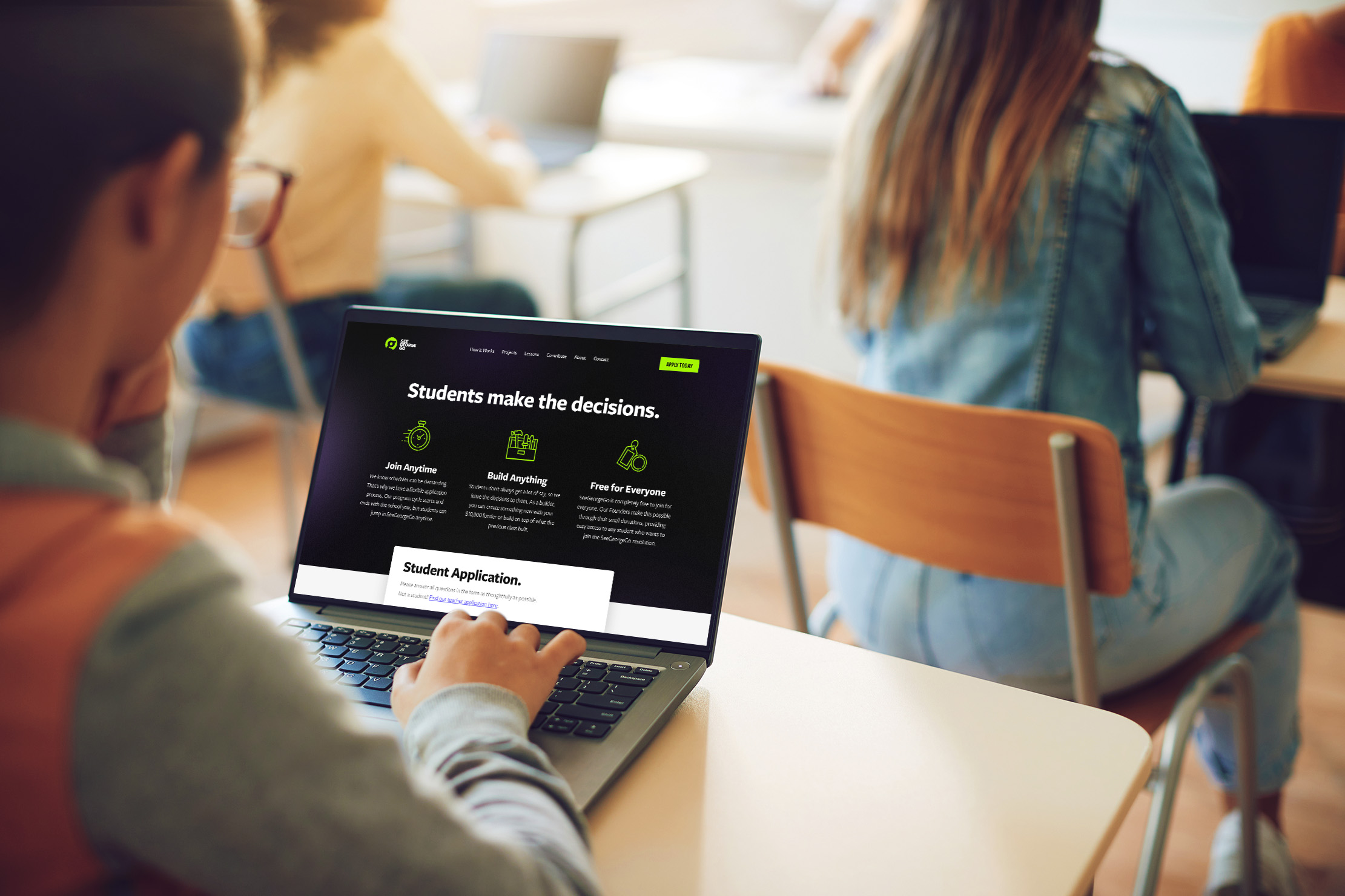 small business website page design